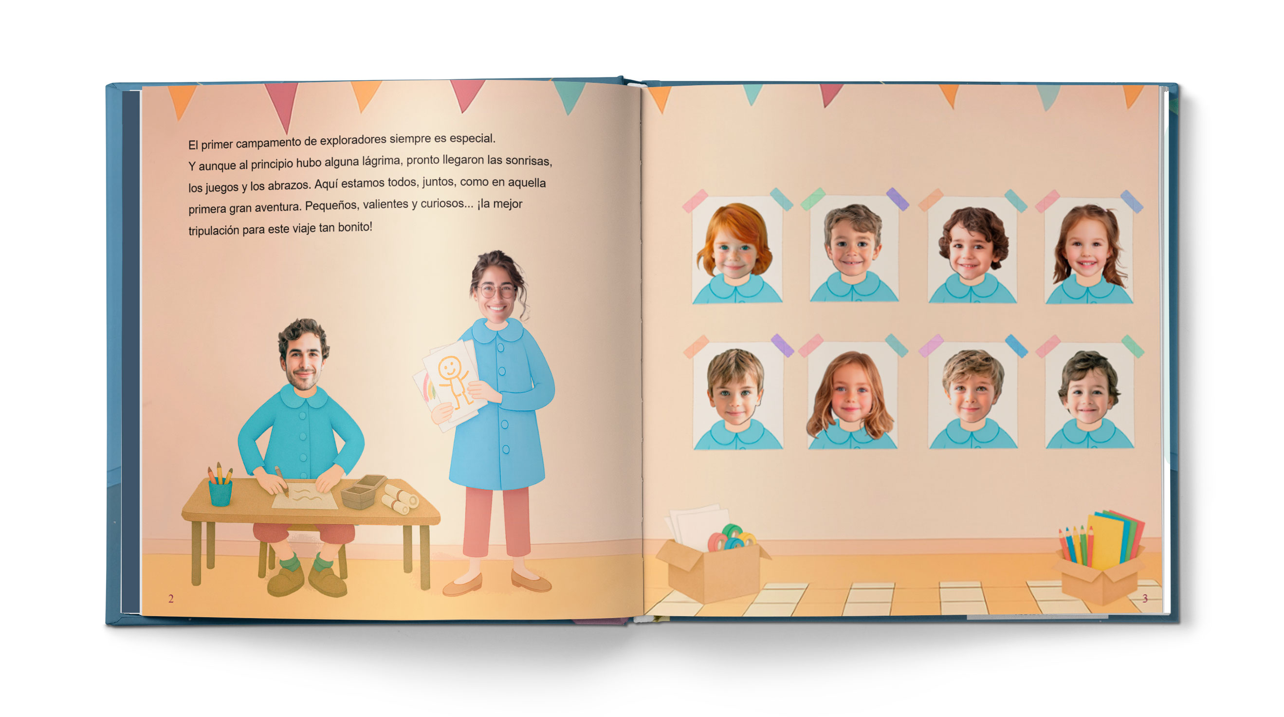 Cuento Un mundo divertido (2 profes) - Ejemplo 2