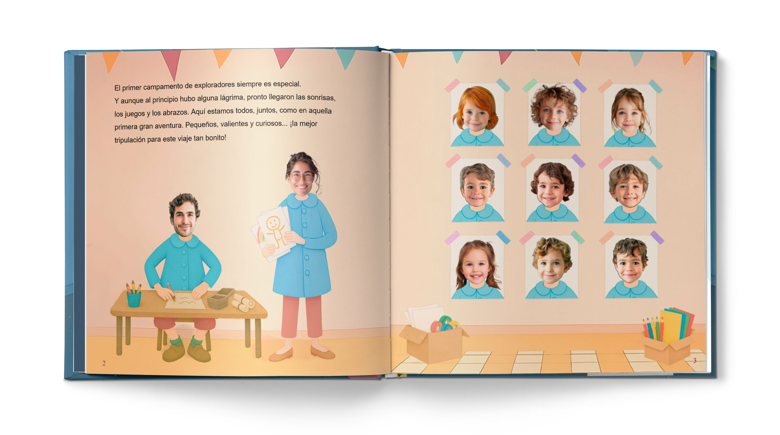 Cuento Un mundo divertido (2 profes) - Ejemplo 2