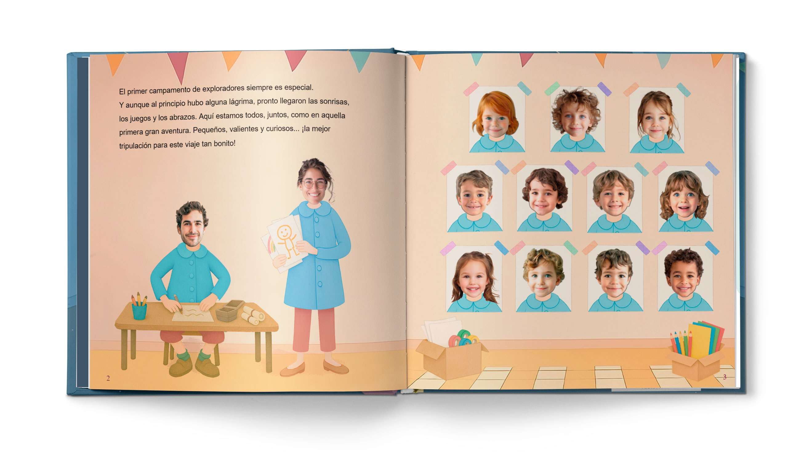 Cuento Un mundo divertido (2 profes) - Ejemplo 2