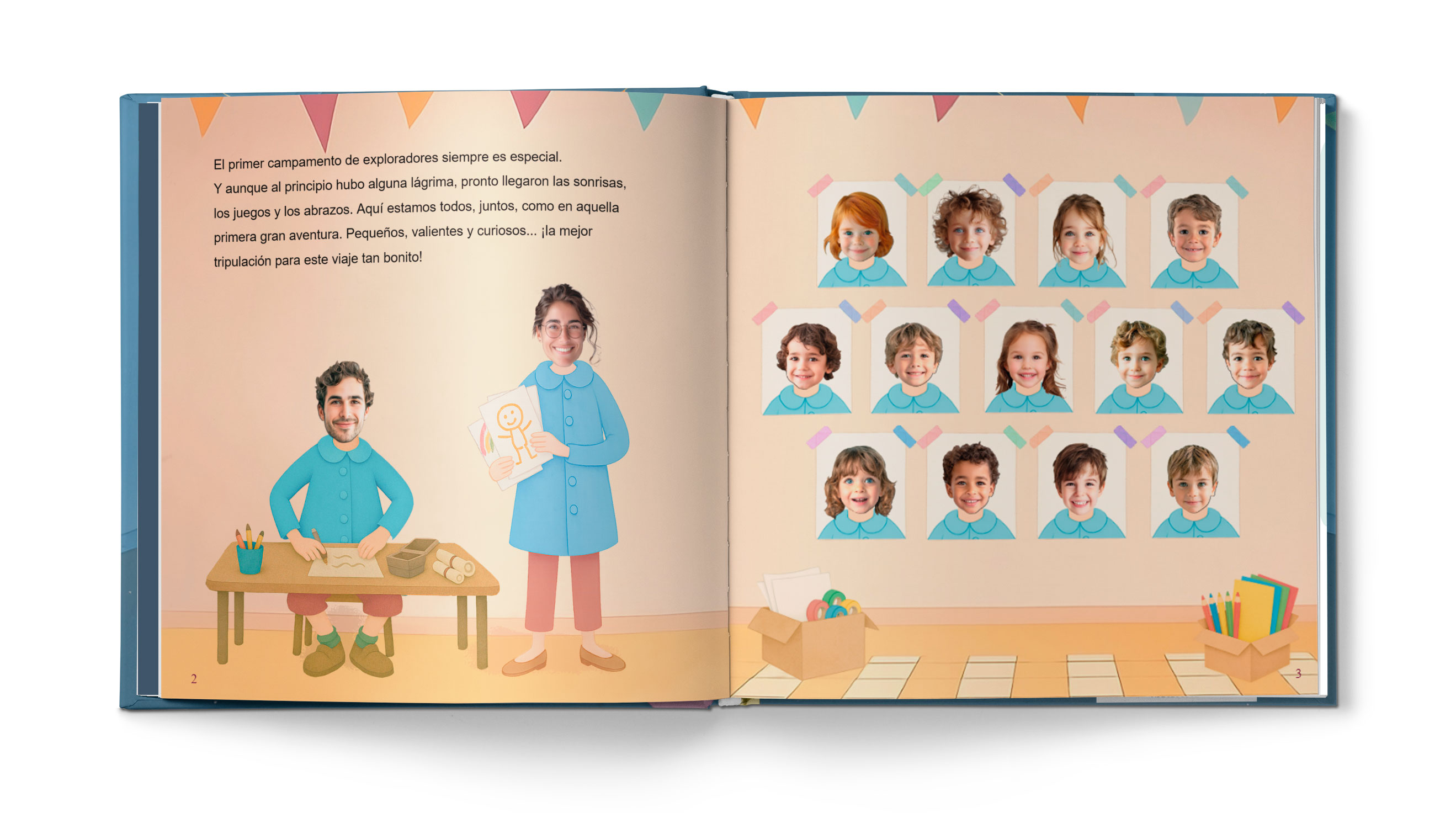 Cuento Un mundo divertido (2 profes) - Ejemplo 2