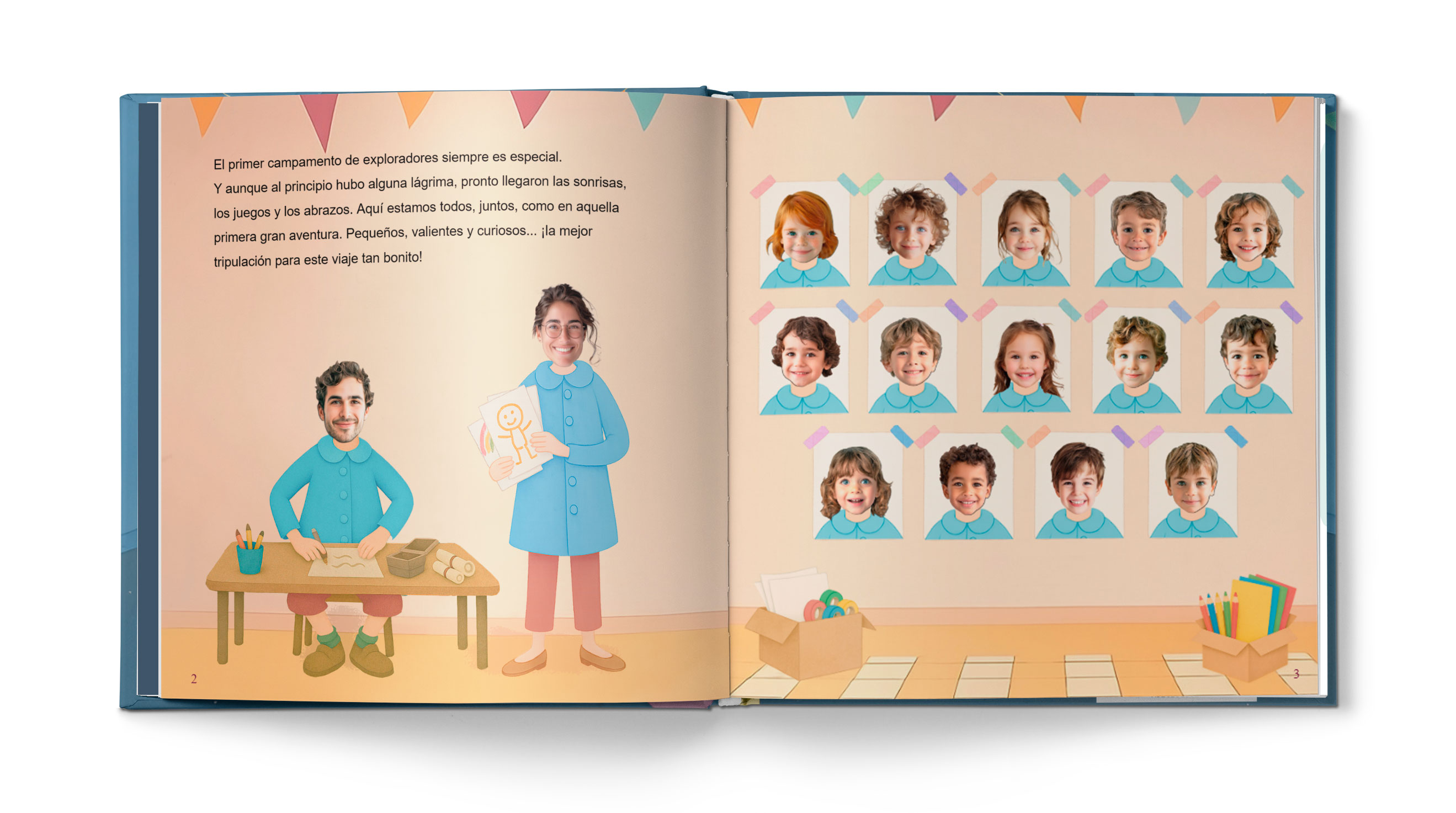 Cuento Un mundo divertido (2 profes) - Ejemplo 2