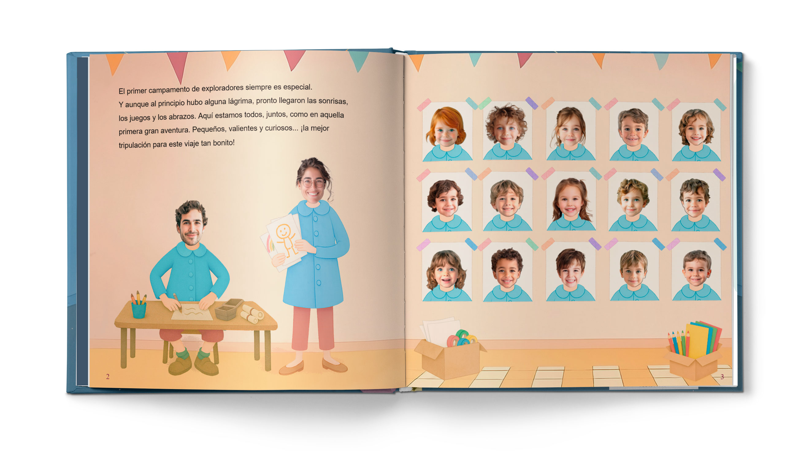 Cuento Un mundo divertido (2 profes) - Ejemplo 2