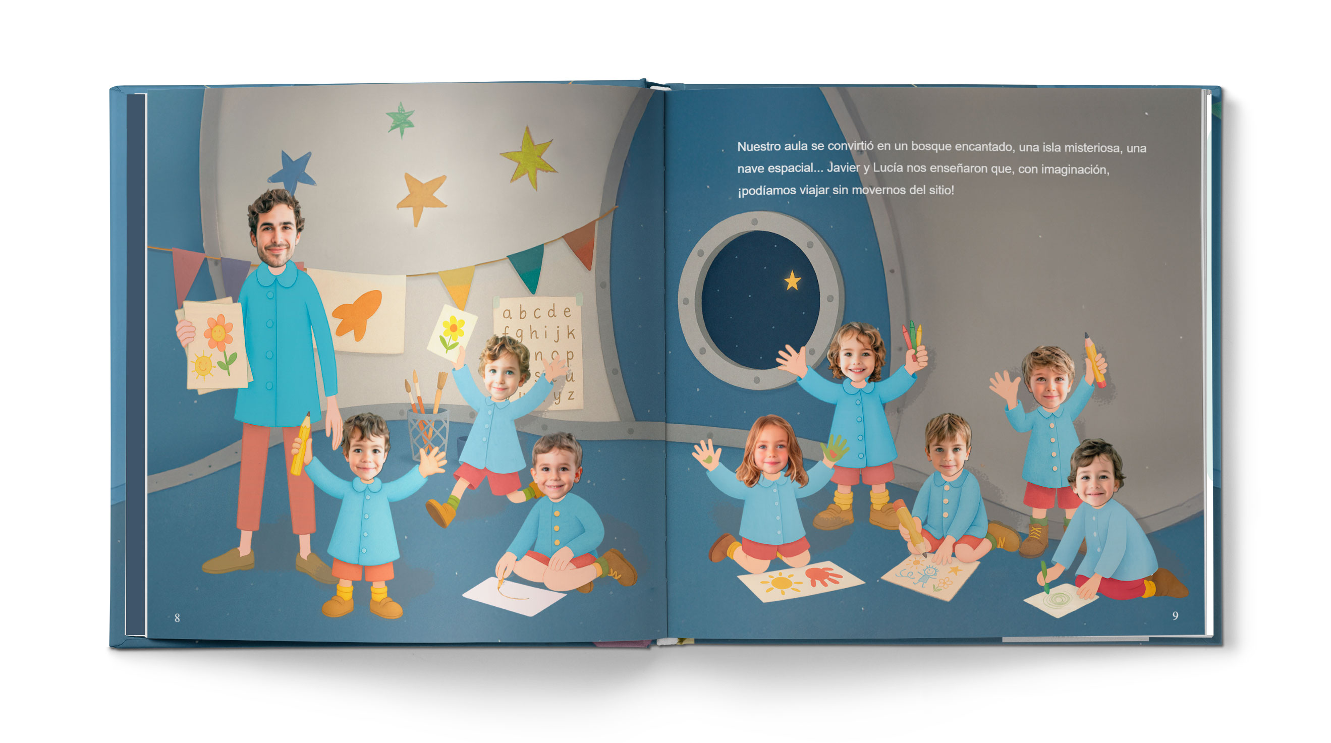 Cuento Un mundo divertido (2 profes) - Ejemplo 5