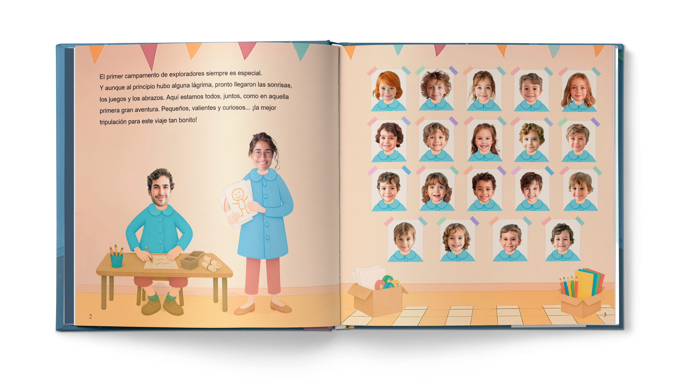 Cuento Un mundo divertido (2 profes) - Ejemplo 2