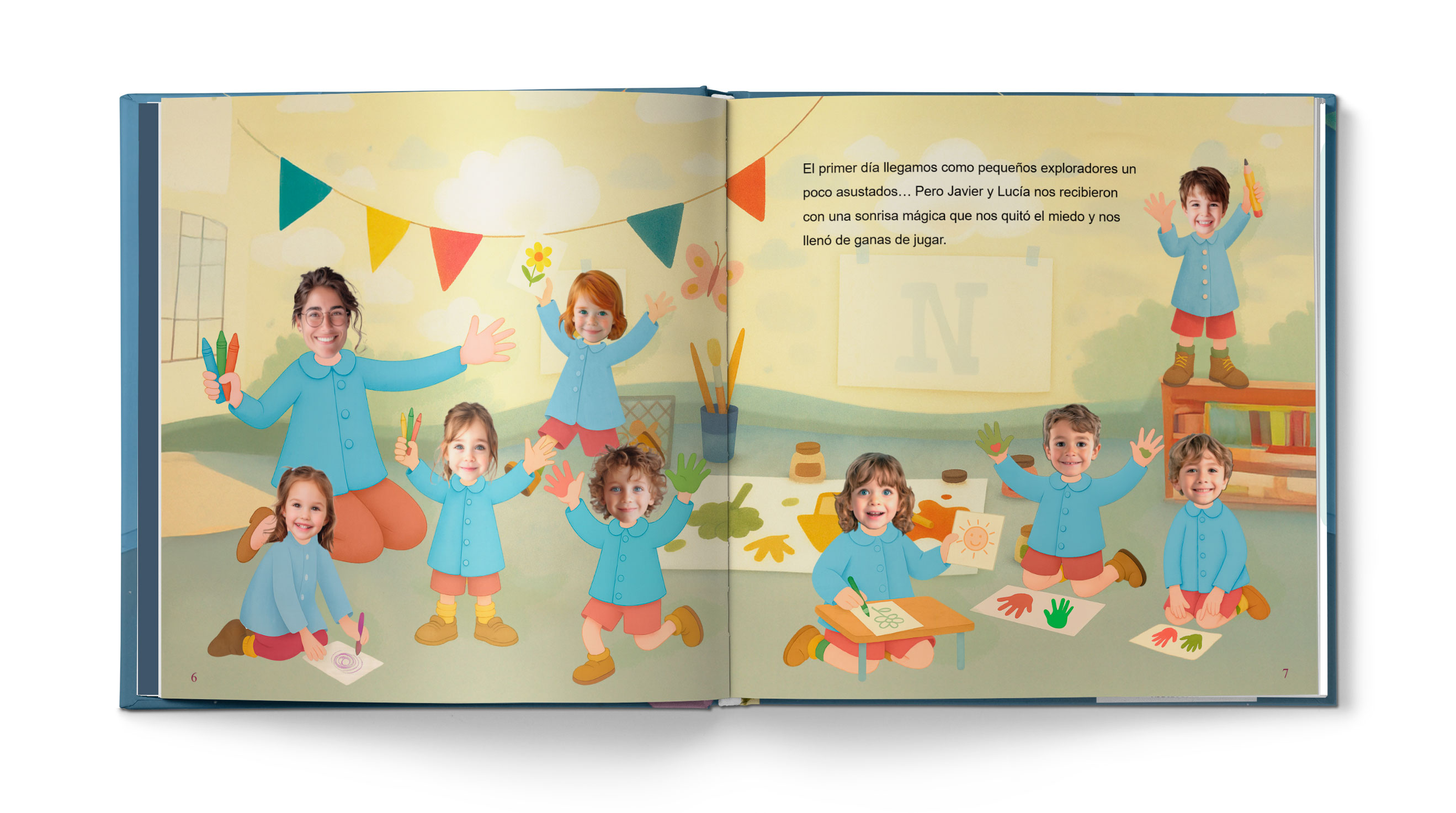 Cuento Un mundo divertido (2 profes) - Ejemplo 4