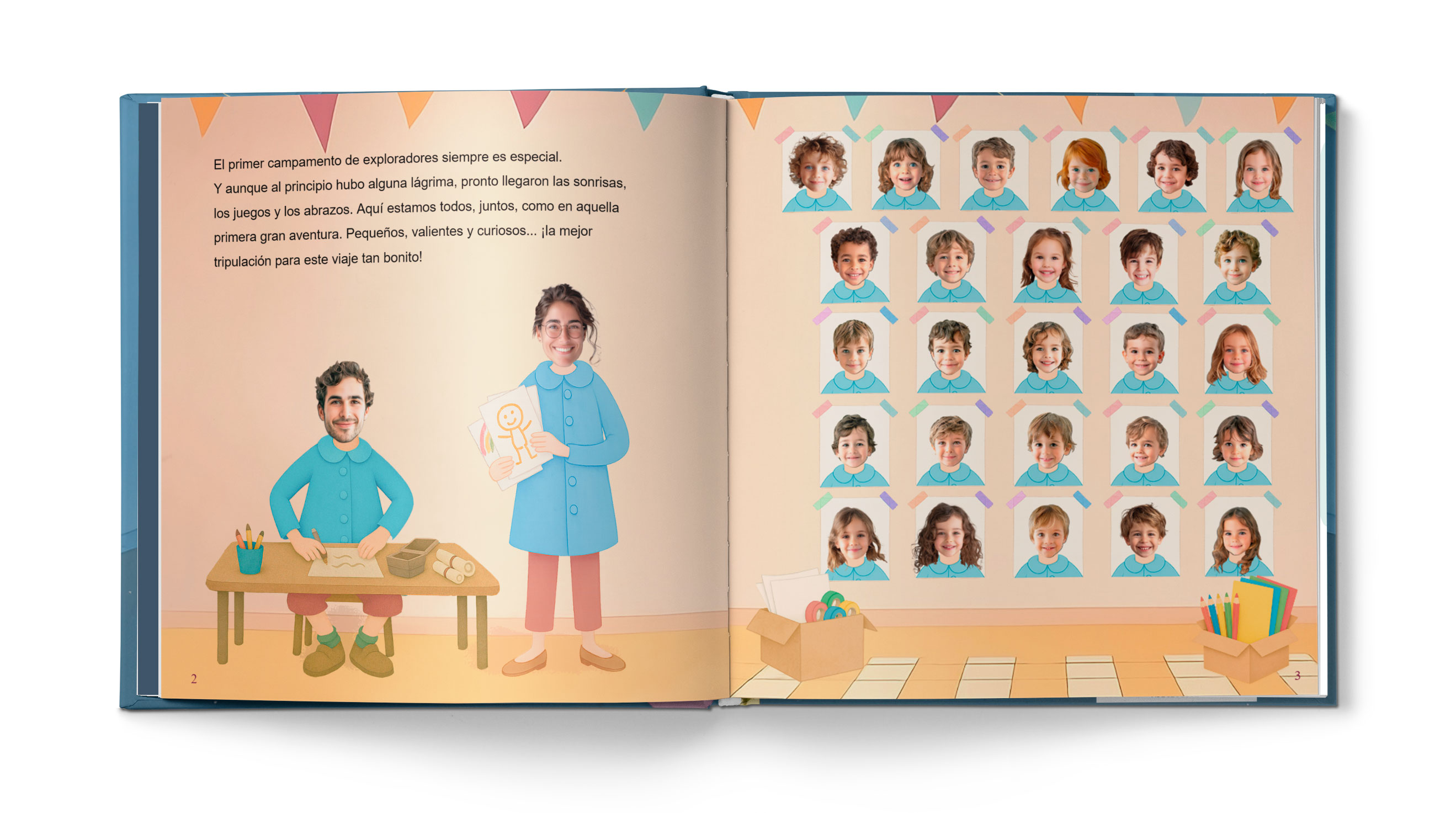 Cuento Un mundo divertido (2 profes) - Ejemplo 2