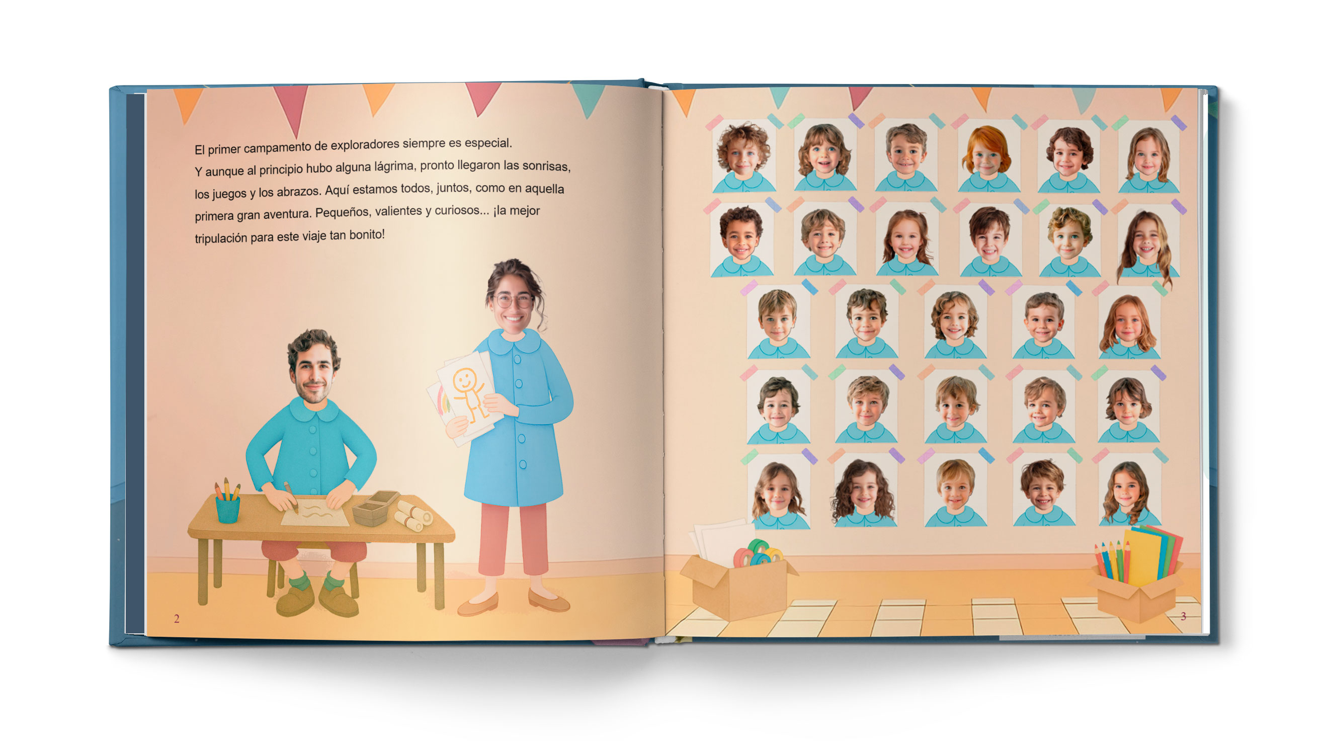 Cuento Un mundo divertido (2 profes) - Ejemplo 2