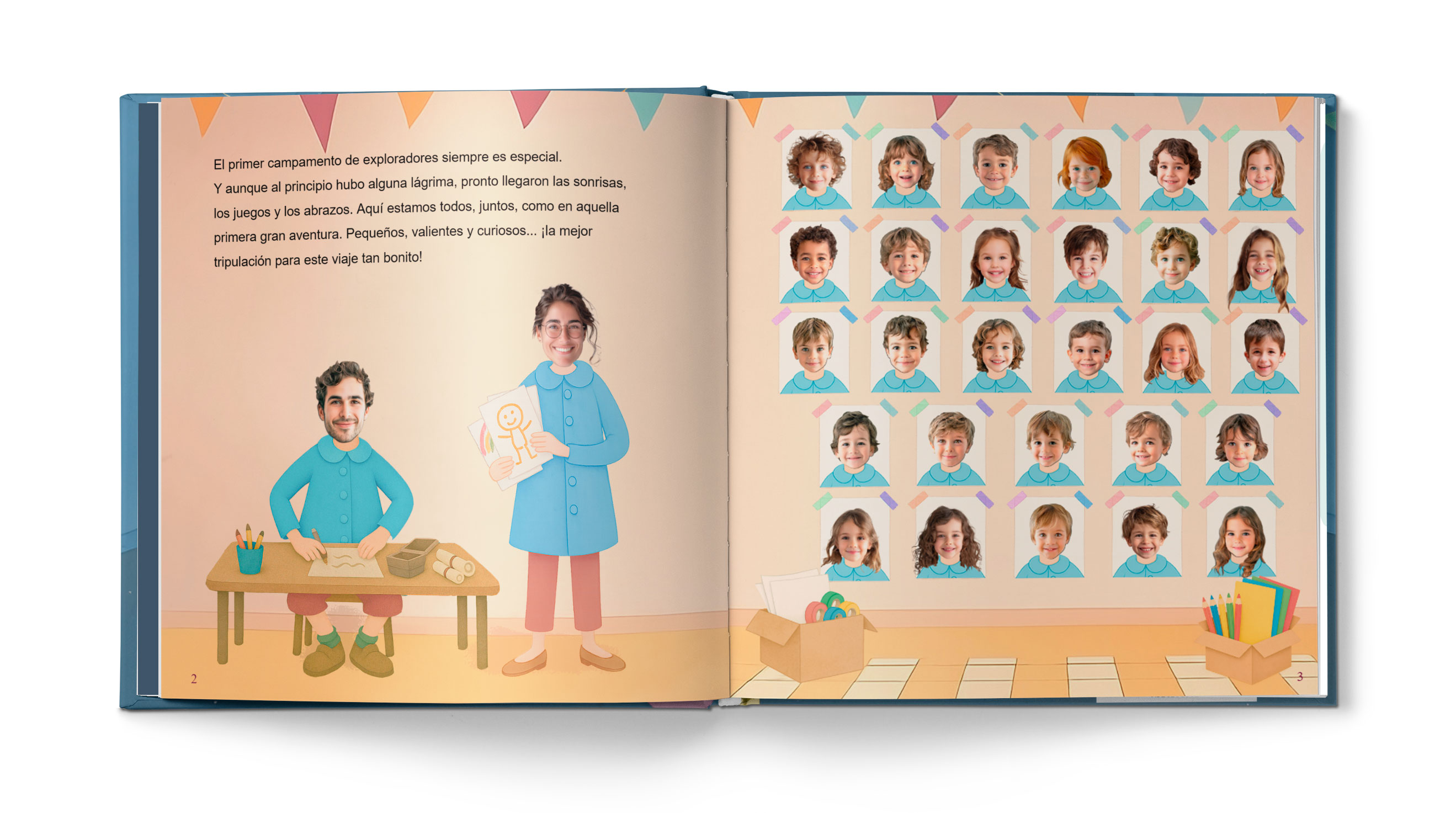 Cuento Un mundo divertido (2 profes) - Ejemplo 2