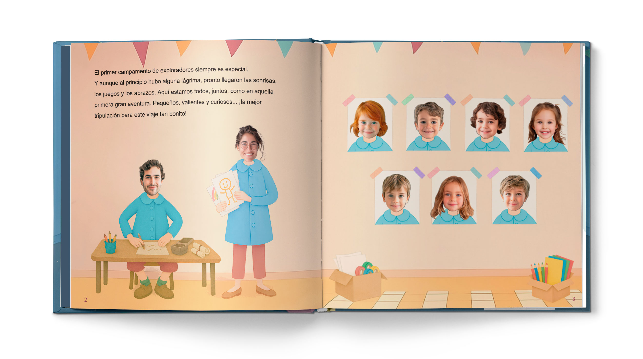 Cuento Un mundo divertido (2 profes) - Ejemplo 2