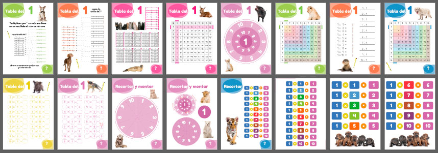 Cuento Pack Tablas multiplicar 1 al 5 - Ejemplo 1