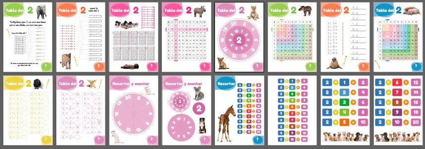 Cuento Pack Tablas multiplicar 1 al 5 - Ejemplo 2