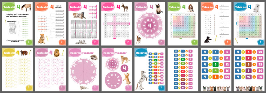 Cuento Pack Tablas multiplicar 1 al 5 - Ejemplo 4