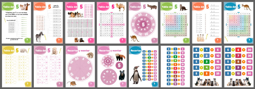 Cuento Pack Tablas multiplicar 1 al 5 - Ejemplo 5