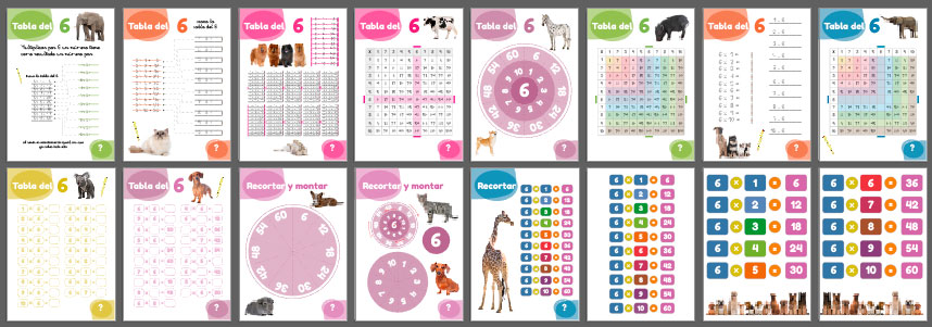 Cuento Pack Tablas multiplicar 6 al 10 - Ejemplo 1