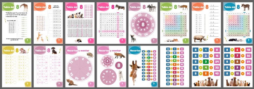 Cuento Pack Tablas multiplicar 6 al 10 - Ejemplo 3